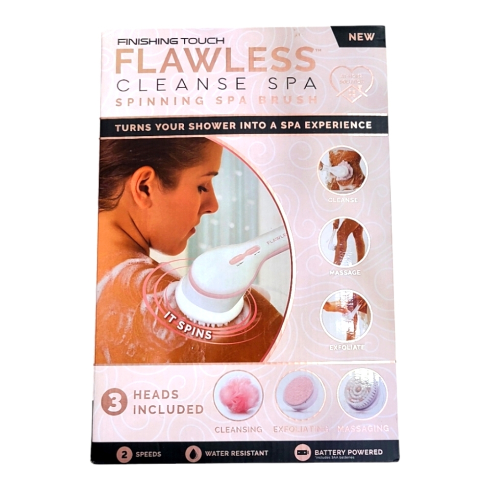 Finishing Touch Flawless Cleanse Spa Spinning Spa Brush - Never opened